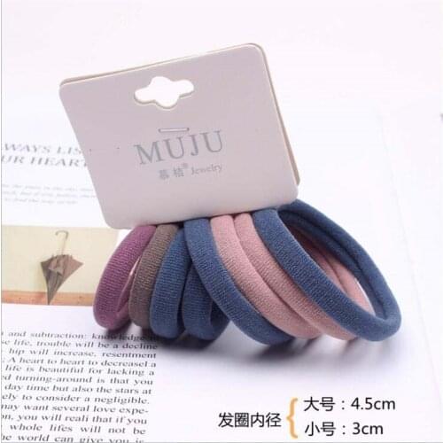 8pcs/ 1set Hair Accessories women Rubber bands Scrunchy Elastic Hair Bands Girls Headband decorations ties Gum for Girl