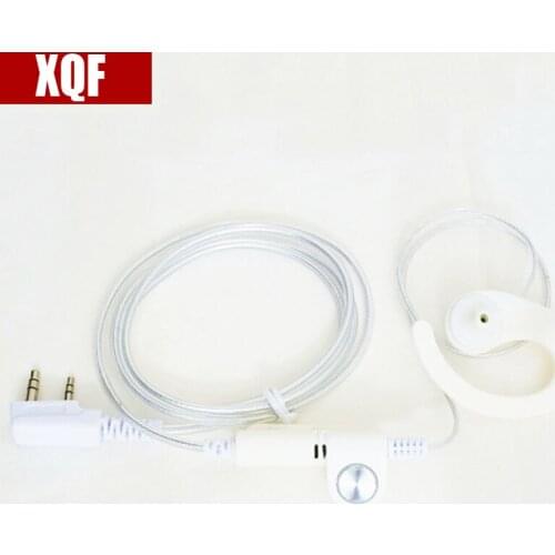 XQF Line White Earphone Headset for Kenwood TK-3107 TK-2207 TK-2107 TK-378G UV5R BF888S Radio headset