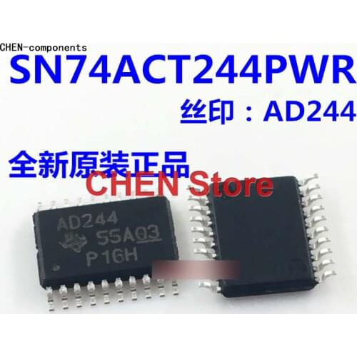 10pcs AD244 Imported original authentic SN74ACT244PWR 74ACT244 TSSOP