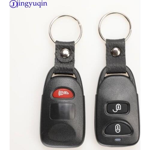 Jingyuqin Replacement Remote Car Key Shell Case Fob For Kia Carens Replacement 2+1 Buttons
