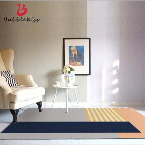 Bubble Kiss Nordic Style Colorful Geometric Pattern Rugs Home Kids Room Customized Carpets Large Size Bedroom Floor Mats