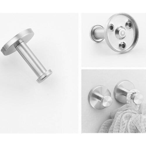 10pcs/lot Home Hotel Kitchen Bathroom Wall Door Single Hook Clothes Hange Key Rack Towel Hanger