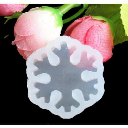 1PCS DIY Snowflake Molds Silicone Chocolate Candy Cookie Fondant For Jewerly Christmas Cake Decorating Baking Tool