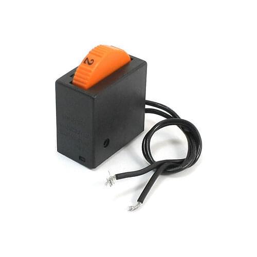 SPST Rotary Dial Adjustable Normal Open Plastic Jig Saw Speed Controller