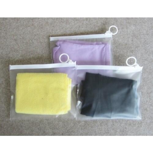 10pcs 15*13cm/15*18cm Small Size Storage Bag Transparent Underwear Cosmetic Organizer Pouch Waterproof Zip Lock Bag