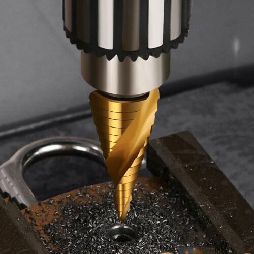 Pagoda Drill Bit Universal Punching High-speed Stainless Steel German Cobalt-containing Woodworking Metaworking Hole Opener