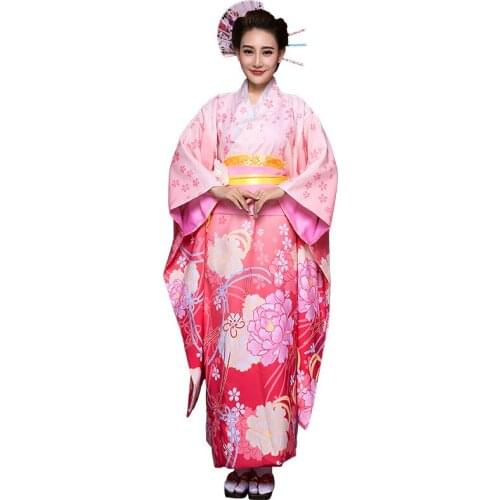 Vintage Japanese Traditional Clothing Women Lovelive Kimono Cosplay Geisha Custome Kimonos Femme Streetwear