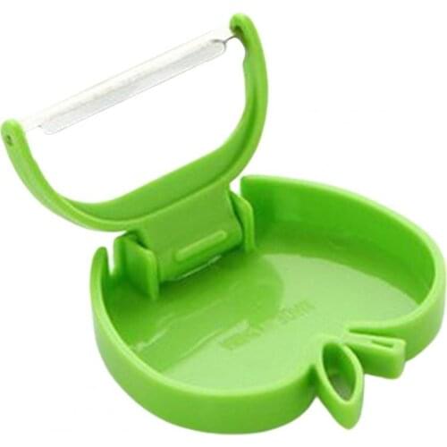 Magic Peeler Design Apple Shape Durable Plastic Stainless Steel Fruit Vegetable Cutter Slicer Kitchen Tool Accessories Wholesale