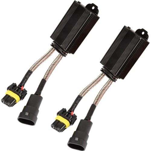 YUNPICAR LED Anti-Flicker Harness Canbus Headlight Bulbs Flickering Resistor Decoder Error Free Conversion Kit for 9005 9006 HB4