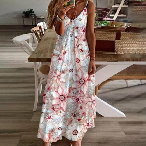 Women Fashion Floral Print Sexy Sleeveless V-Neck Dresses Casual Short Dress Summer Dress Dresses For 2021 Sundresses Women