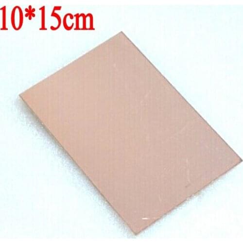 10PCS/LOT FR4 Blank Copper Clad Circuit Board Single Side 10x15cm PCB 1.5~1.6MM