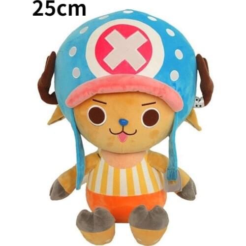 25cm One Piece Tony Chopper Plush Toy Straw Hat Pirates Cute Soft Stuffed Doll Gift