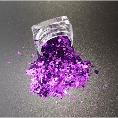 5g 1 Box Holographic Laser Nail Glitter Glass Irregular Fragments Paillette DIY Flake Sequin Nail Art Decoration BL01
