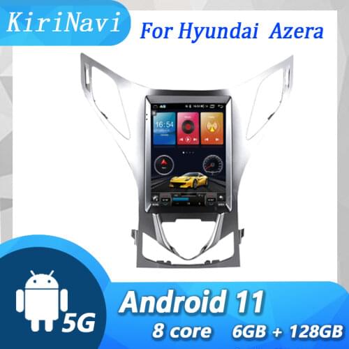 KiriNavi 10.4" Android 9.0 Car Radio Automotivo Head Unit For Hyundai Azera Car DVD Player Auto GPS Navigation Stereo 2011-2012