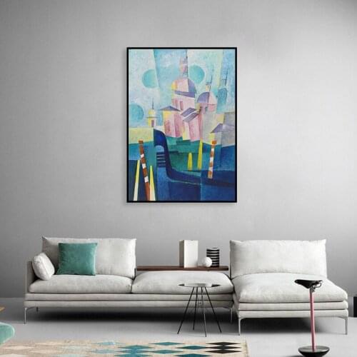 BALLEAY ART Canvas Painting Simple Graffiti Art Wall Prints Poster Abstract Oil Painting Wall Pictures For Living Room Unframed