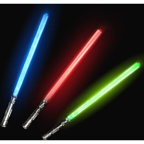 Childrens laser sword toy sword flash stick electroplating handle luminous toy Enhance parent-child communication interesting