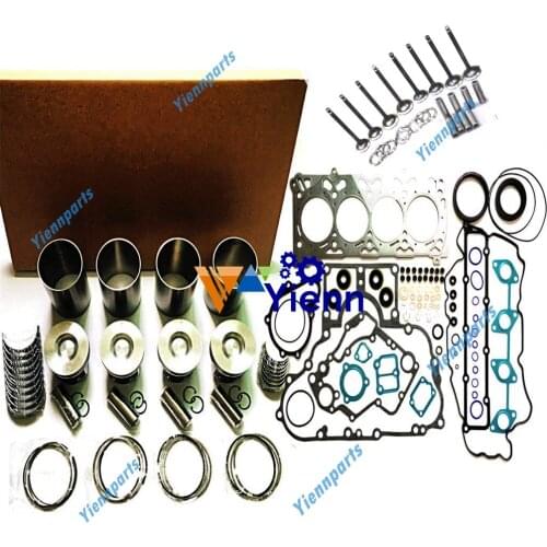 For Kubota V2607 V2607-T Overhaul Rebuild Kit S590 S206 ER470 ER460 KX163 KX165-5 Diesel Engine Parts Diesel Engine Spare Parts