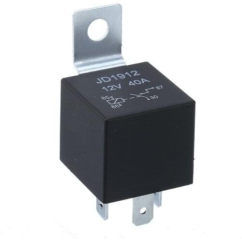 Durable Waterproof 12V 40A Relay 4 PIN Automotive Car Truck Boat Relay Normally Open Contact Relay Electrical Equipment