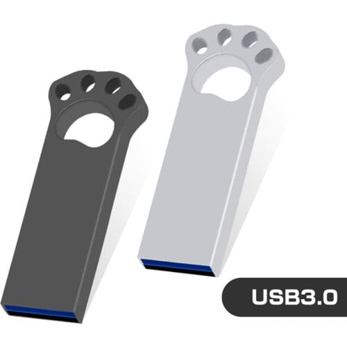 Usb 3.0 Flash Drive Metal Pen Drive Pendrive 32GB 16GB 8GB High Speed Usb Stick 128GB Flash Memory 64GB (over 10pcs Free Logo)