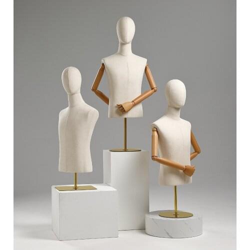 Hot Sale!! Upper Body Dressmaking Model Suit and Dress Display Mannequin For Display