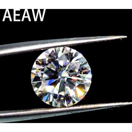 AEAW Similar to Forever one 7.0mm 1.2ct F Round Brilliant cut Moissanites Loose Stone Beads for Jewelry Making Retail Price