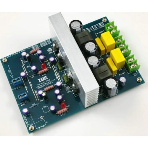 L15DX2 IRS2092 IRFI4019H MOSFET Class D Digital power amplifier finished board Dual channel IRAUDAMP7S 125W-500W
