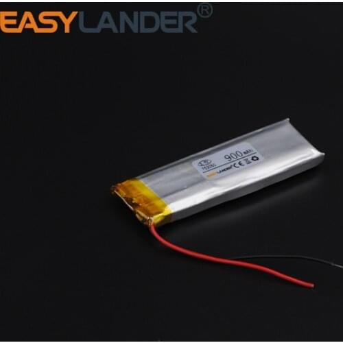702060 3.7V 900mAh Rechargeable li-Polymer Li-ion Battery For bluetooth headset MP3 MP4 speaker mouse recorder 072060
