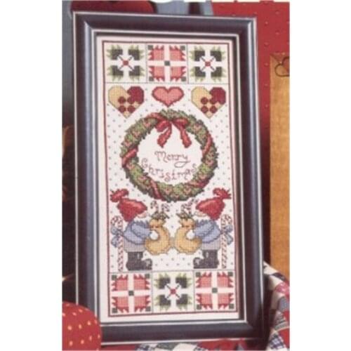 Magazine Decorative Crossstitch 11CT Printed Fabric 14CT18CT Kit Merry Santa Claus Handmade DIY Embroidery Kit