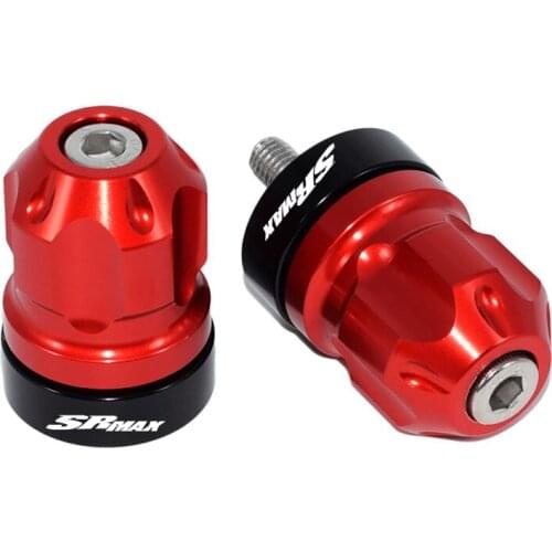 Motorcycle Aluminum knobs Anti-Skid Hot Handle bar Grips End Cap plug for Aprilia srmax 250 300 SR MAX 250 300 SRMAX250 SRMAX300