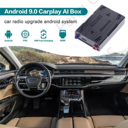 NEW Wireless Apple CarPlay AI Box Android Auto for Audi A8L Universal Car Android Multimedia Player Box Android 9.0 System