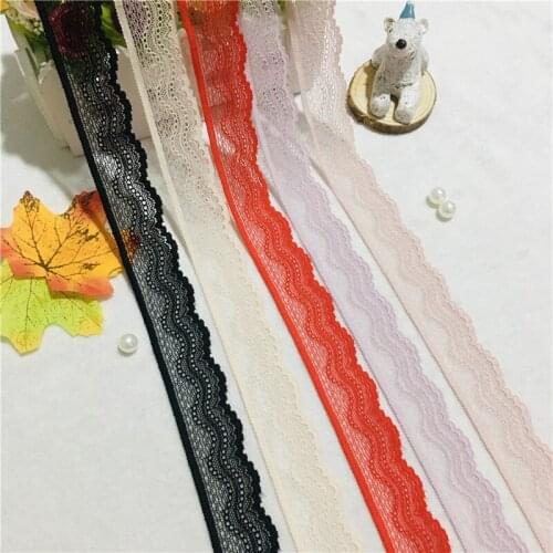 NS2184 Single side warp Knitting Elastic lace Soft nylon lace lace 3cm Accessories clothing underwear lace accessories