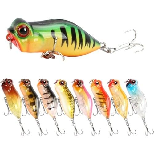1 pieces insects fishing lure 4cm 3.2g fishing baits bass cicada iscas artificially para pesca fishing tackle