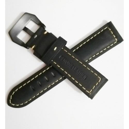 Fenix 6X 26mm Genuine Leather Watch Band Strap with Tools for Garmin Fenix 3/3 HR/Quatix 3/Tactix Bravo/Fenix 5X/5X Plus 26
