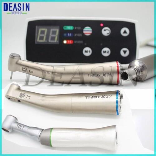 Dentist excellect kit dental equipment dental micro motor kit contra angle 10:1 hand piece low speed