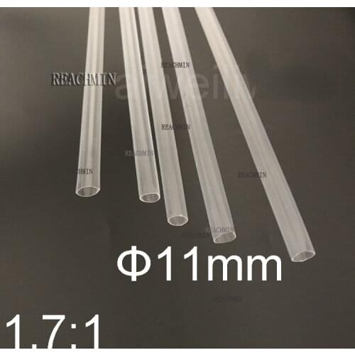 11mm diameter PTFE heat shrink tube, 1.7 F4 F46 PFA heat shrink tubing, polytetrafluoroethylene ETFE FEP Hot shrinkage hose pipe