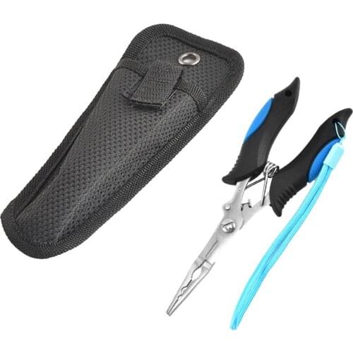 Outdoor Fishing Pliers ​Stainless Steel Aluminum Hook Remover Tool Pliers Hook Remover Braid Line Cutter Split Ring Opener