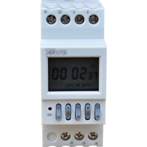 TOWE TW-IEDJ/M 220V 3500W Industrial timer three-phase power timer switch rail / microcomputer control switch