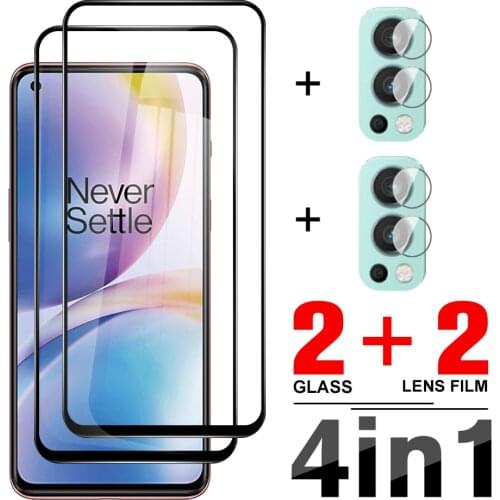 4in1 Full Cover Tempered Glass For OnePlus Nord 2 5G Lens Protector For 1+Nord2 5G One Plus Nord CE N10 5G Protective Film Cover