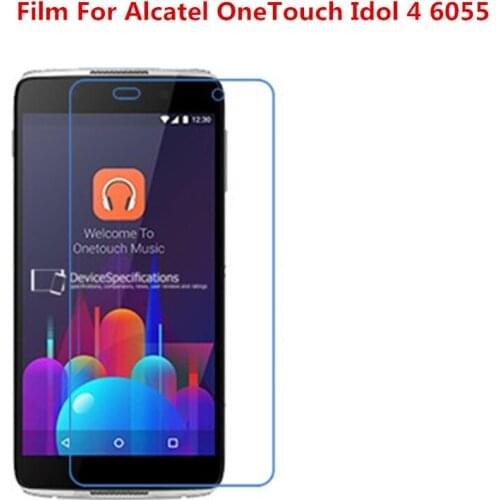 1/2/5/10 Pcs Ultra Thin Clear HD LCD Screen Protector Film With Cleaning Cloth Film For Alcatel OneTouch Idol 4 6055