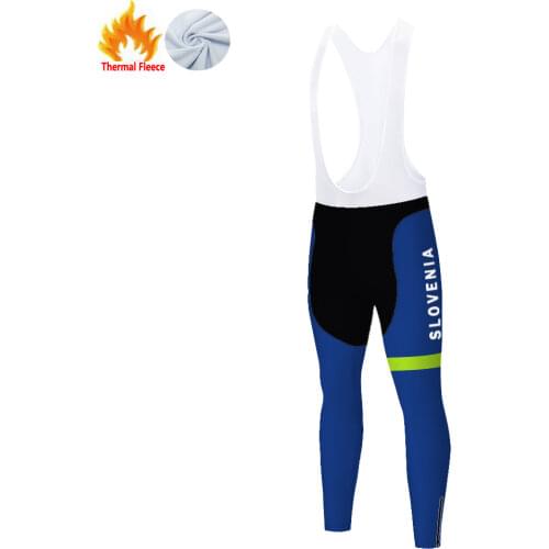 2021 Slovenia Winter Thermal Fleece Pantalon Ciclismo Hombre Fahrrad Hose Herren Calzas Ciclismo Hombre Invierno