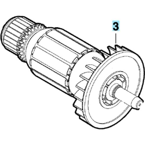 220-240V Armature Rotor FOR BOSCH GSA120 1604010B7E Power Tool Accessories Electric tools part