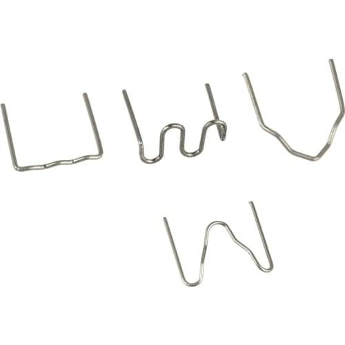 800Pcs Pre-Cut Staples Hot Staples for Plastic Stapler Repair Kit Welder 4 Sizes