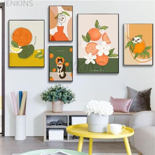 Baby Room Animal Wall Posters Decorativos Elephant Wall Art Canvas Painting Nursery Mural Nordic Picture Kids Room Decoration