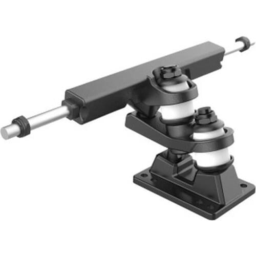 NEW-Double Deck Bridge for 8-Inch 4-Wheel Skateboard Shockproof Bracket for Cross-Country Skateboard