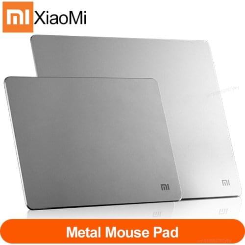 Xiaomi MI Original Metal Aluminum Alloy Mouse Pads Anti-skid Slim Mouse Pad PC Computer Laptop 300*240*3mm/240*180*3mm