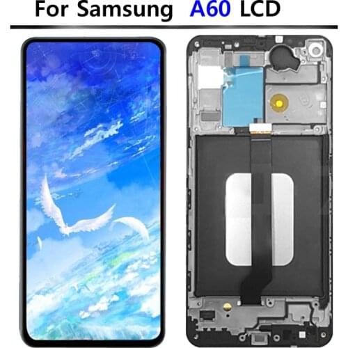 LCD For Samsung Galaxy A60 A606 A6060 LCD Display Touch Screen Digitizer Assembly For Samsung A60 Display Screen Replacement