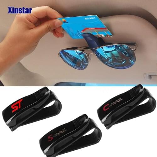 Plastic Car Glass Clip Sunshade Decoration Sticker For Ford Smax Cmax Fiesta Mondeo Fusion Escape Edge Ecosport Kuga Focus