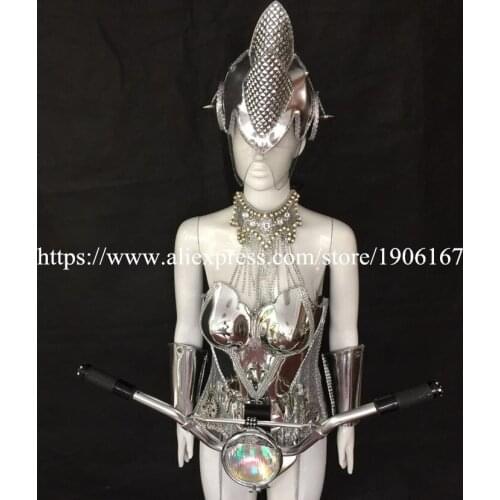 Party Dress Sexy Lady Stage Performance Clothes Victoria Dance Catwalk Shows Women Ballrooom Costume Dancer DJ Singer Suit