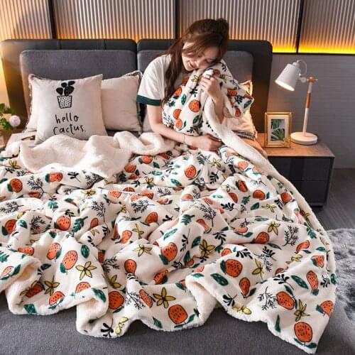 2020 Throw Blanket Print Vintage Style Soft Fleece Blanket for Beds Sofa Plush Bedspreads Winter Sheet Cover Home Decor