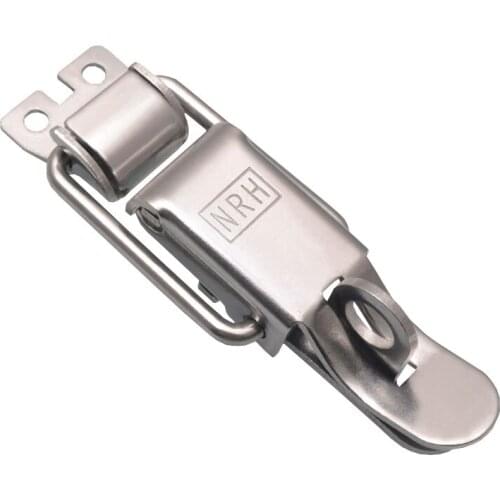 Free shipping metal hasp Stainless steel buckle box fastener insurance clasp Industrial equipment lock padlock Bag hardware Part